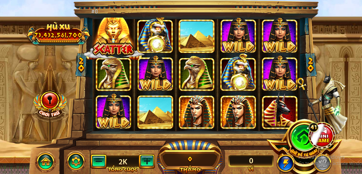 Bí mật Cleopatra là game slot ăn khách nhất tại Gam88