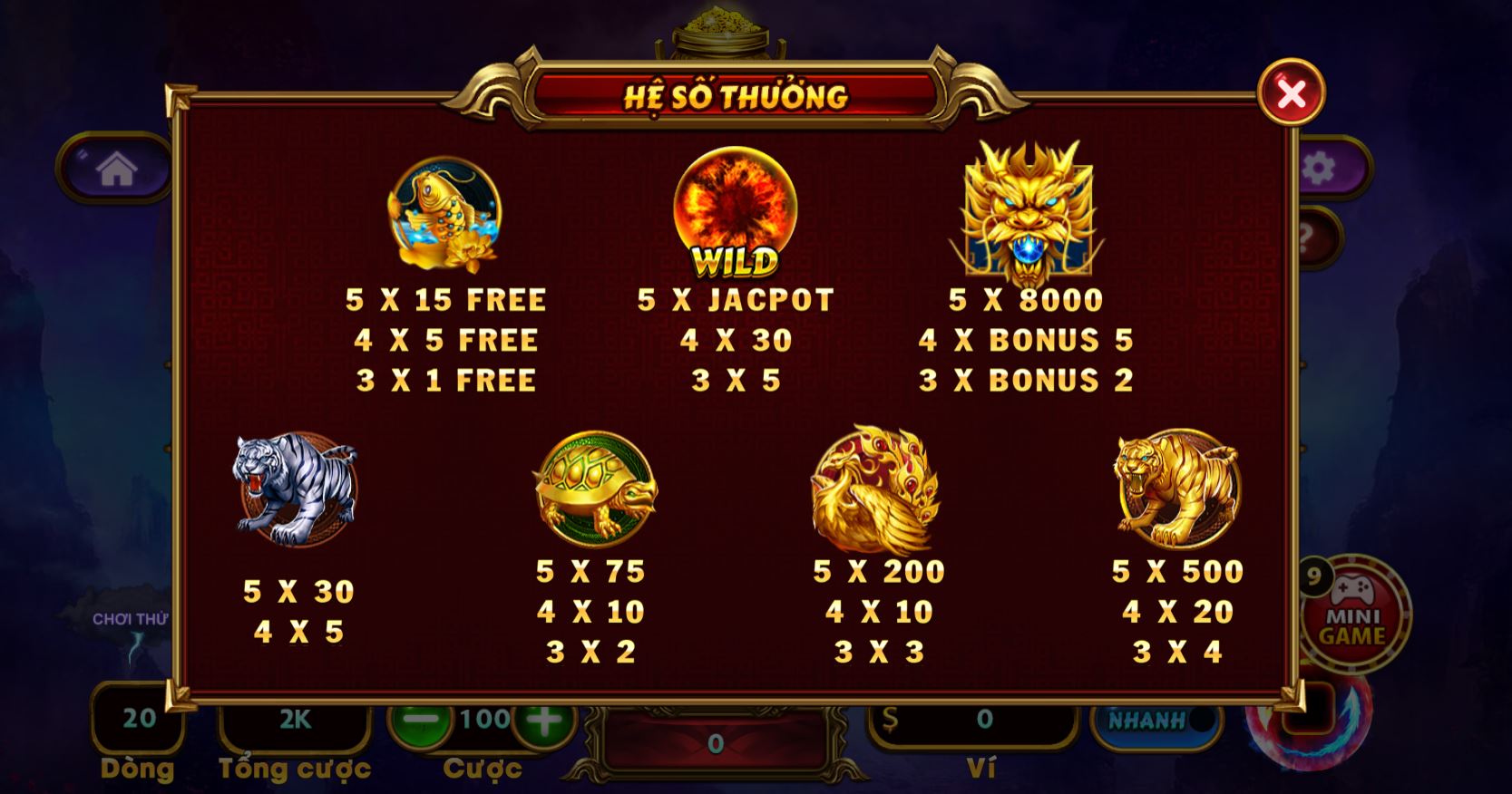 Hiểu rõ luật của game