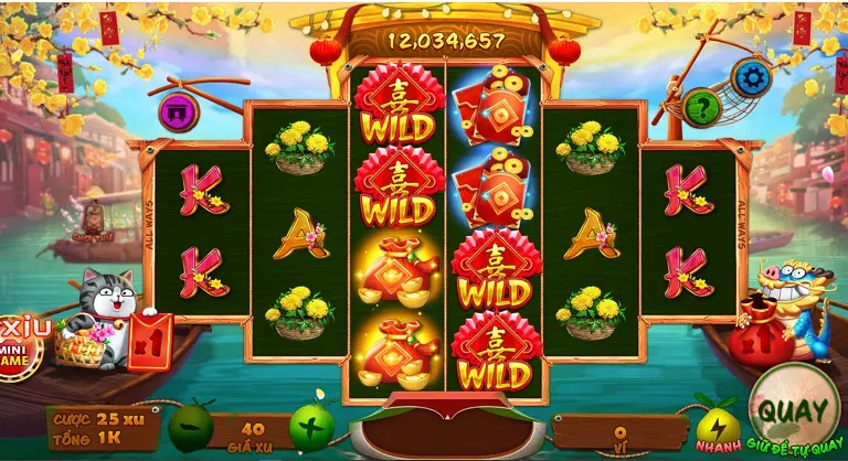 Sắc Xuân Chợ Tết là game slot hấp dẫn
